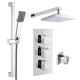 Raffa Chrome Thermostatic Shower